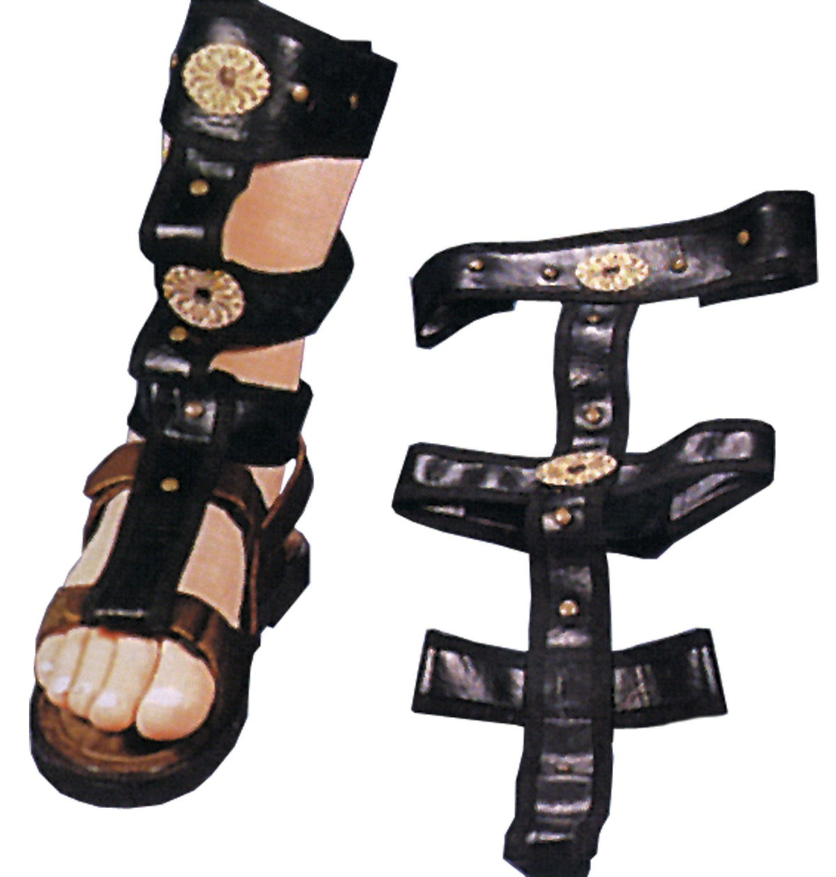 Men's Roman Sandal Spats Costume Accessories - Tophatter Daily Deals