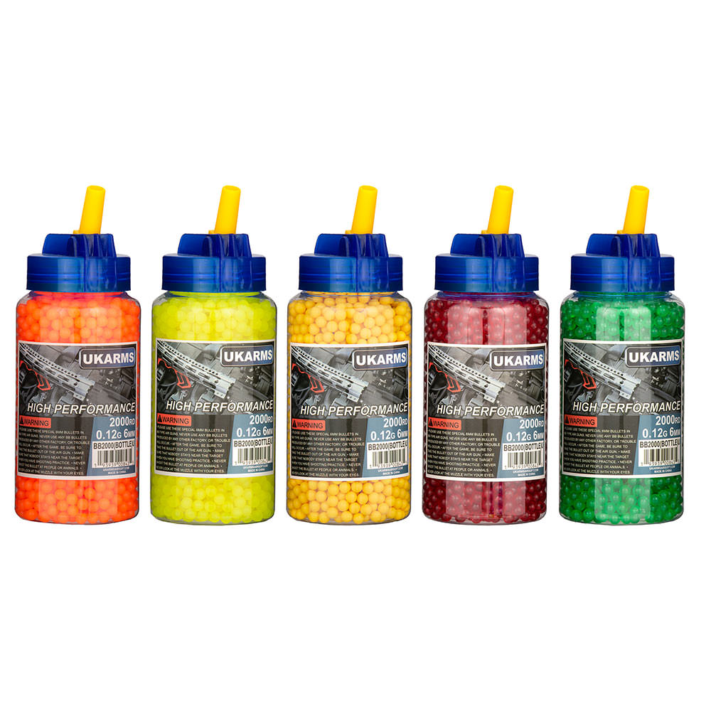 2000 BBs .12g 6mm Quickload Container Airsoft Gun| Assorted Colors - Tophatter's Guns'N'Weapons Store Collectible Weapons - Tophatter Daily Deals