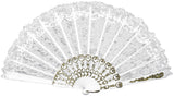 9" Lace Fan Costume Accessories - Tophatter Daily Deals