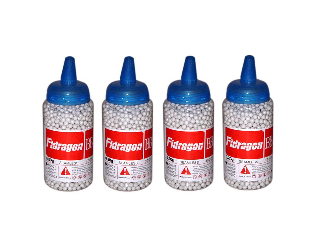 Airsoft BBs .20g Seamless Competition Grade Bottle - 2000 Round Airsoft-BBs - Tophatter Daily Deals