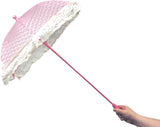 33" Lace Parasol With Ruffle Costume Accessories - Tophatter Daily Deals