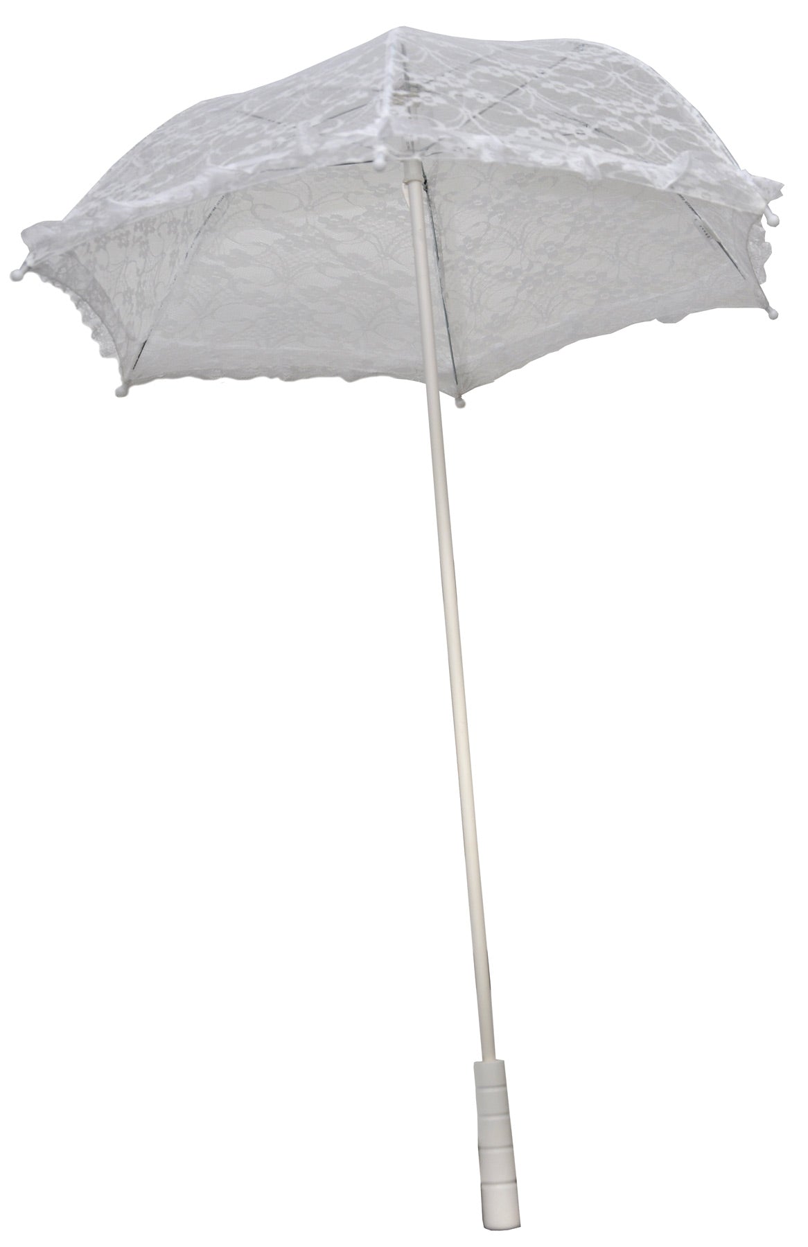33" Lace Parasol With Ruffle Costume Accessories - Tophatter Daily Deals