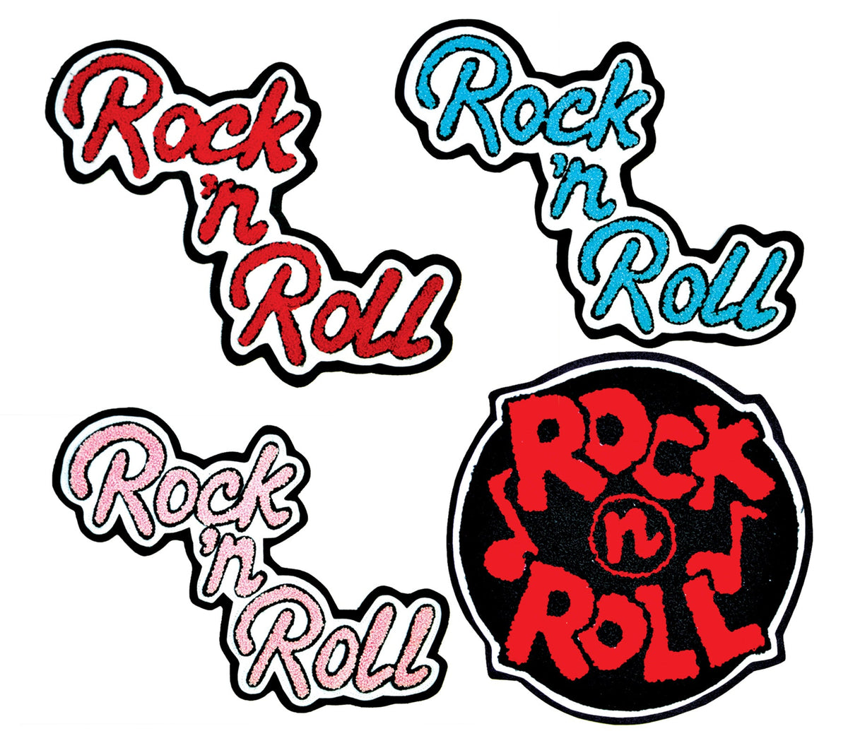 Patch Chenille Rock N Roll Costume Accessories - Tophatter Daily Deals