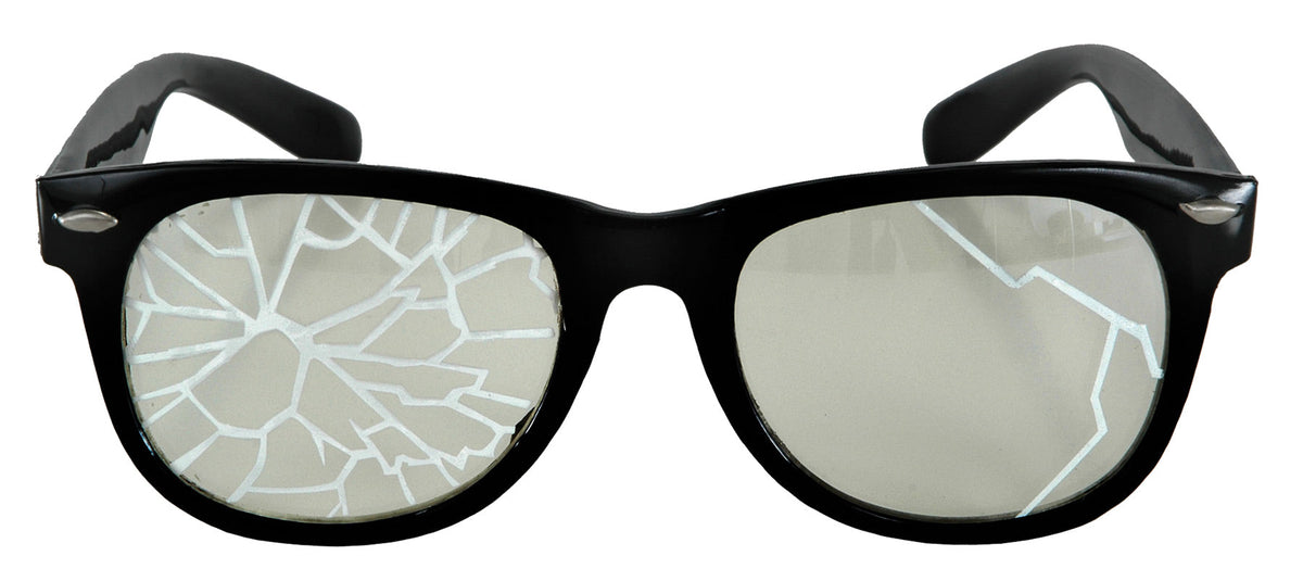 Black Broken Glasses Costume Glasses & Eyewear - Tophatter Daily Deals