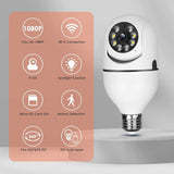 360 Degree 1080p Light Bulb Camera. - Tophatter Daily Deals