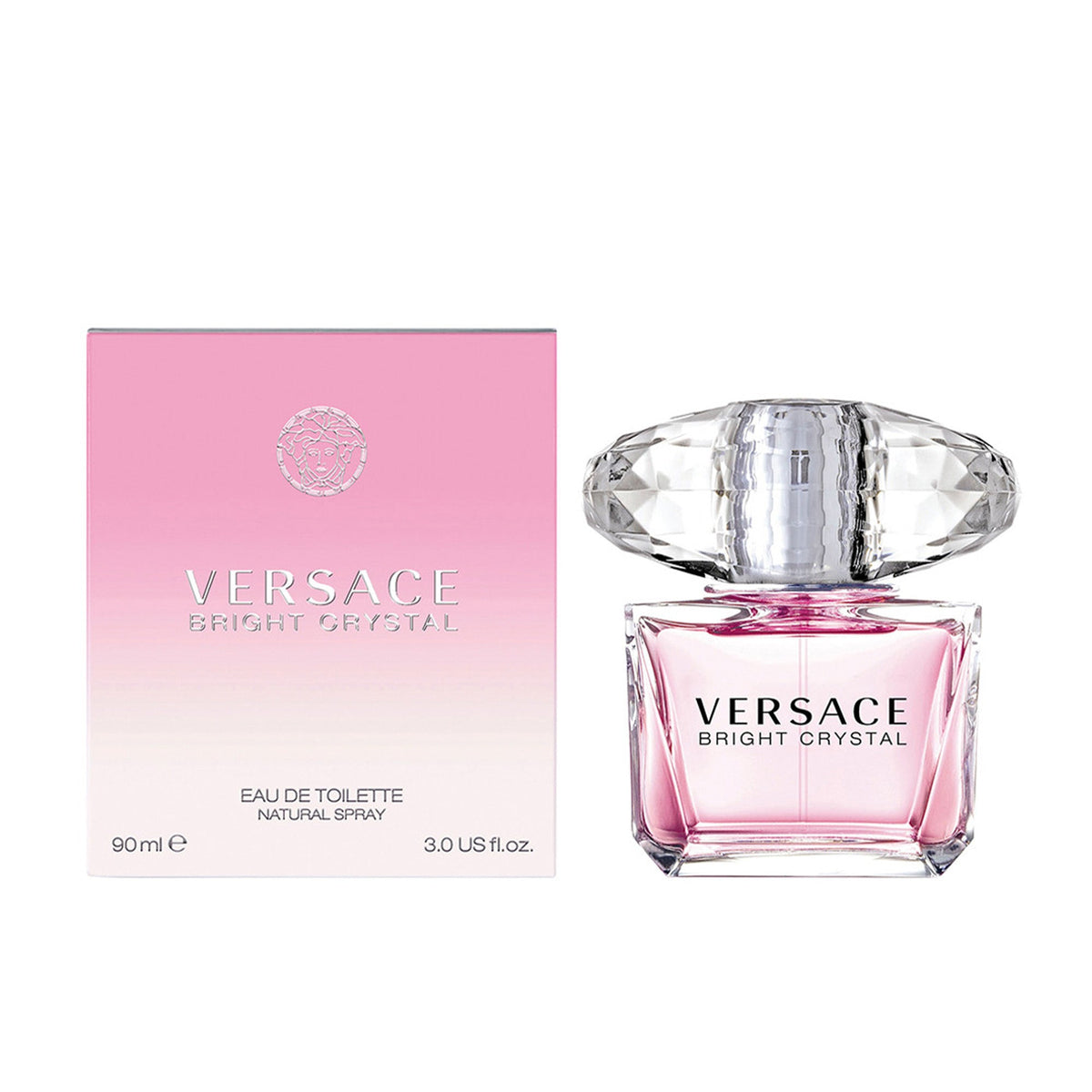Versace Bright Crystal Eau De Toilette 90ml Spray - Tophatter Daily Deals