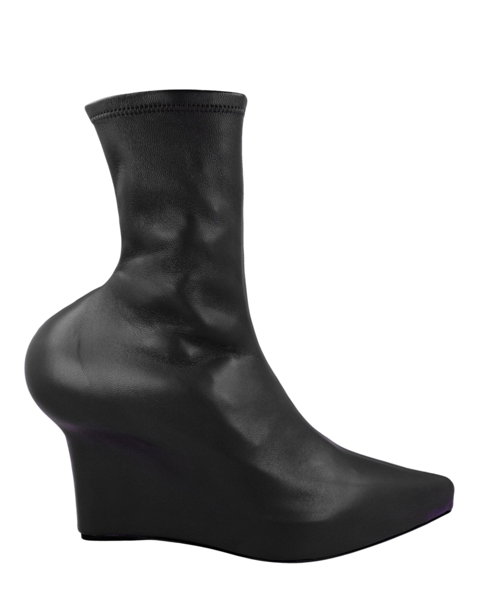 Givenchy Wedge Ankle Boots Black Footwear - Tophatter Daily Deals