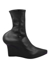 Givenchy Wedge Ankle Boots Black Footwear - Tophatter Daily Deals