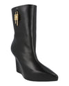 Givenchy G-Lock Leather Wedge Boots Footwear - Tophatter Daily Deals