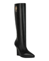 Givenchy G-Lock Knee-High Wedge Boots Footwear - Tophatter Daily Deals