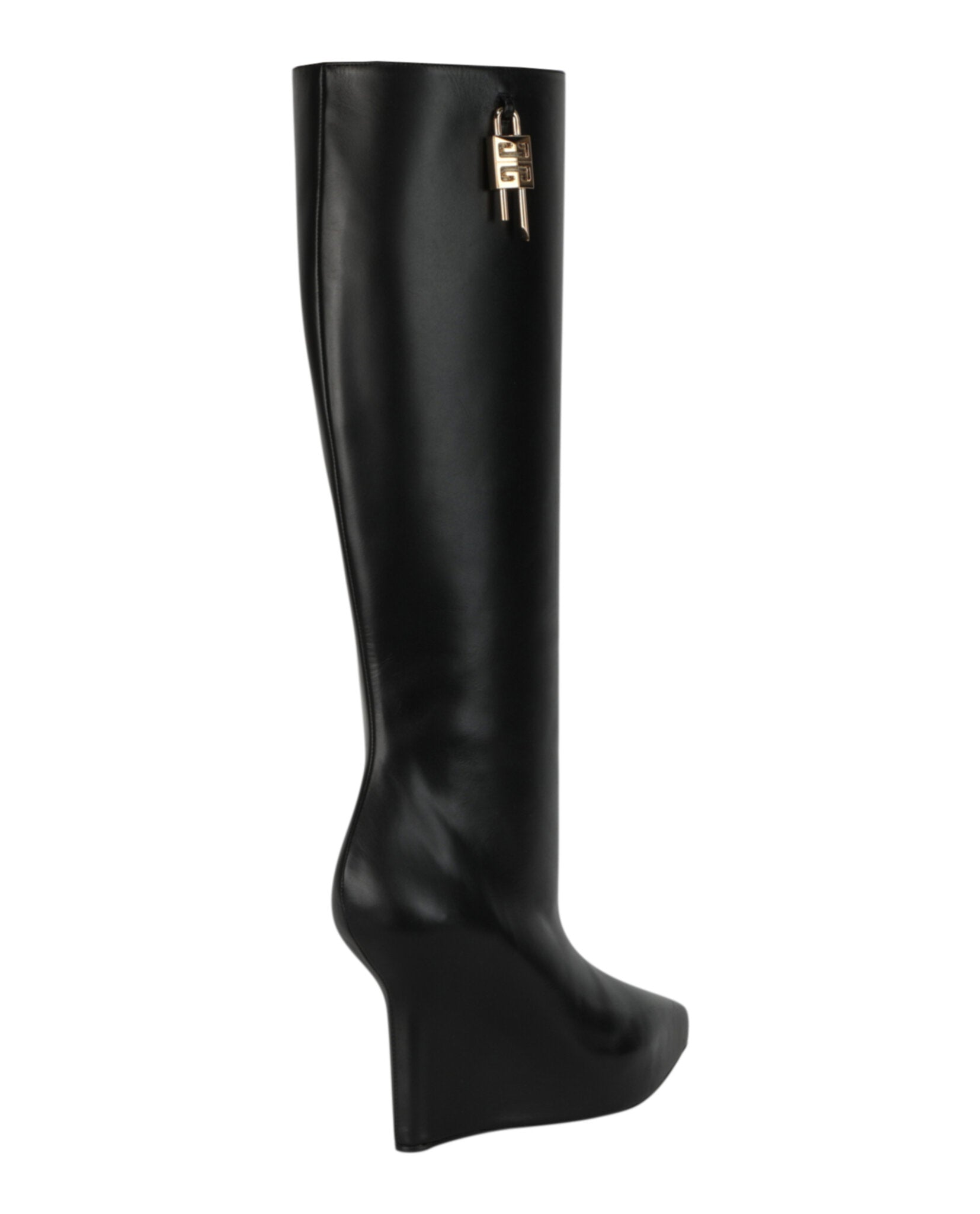 Givenchy G-Lock Knee-High Wedge Boots Footwear - Tophatter Daily Deals