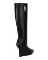 Givenchy G-Lock Knee-High Wedge Boots Footwear - Tophatter Daily Deals