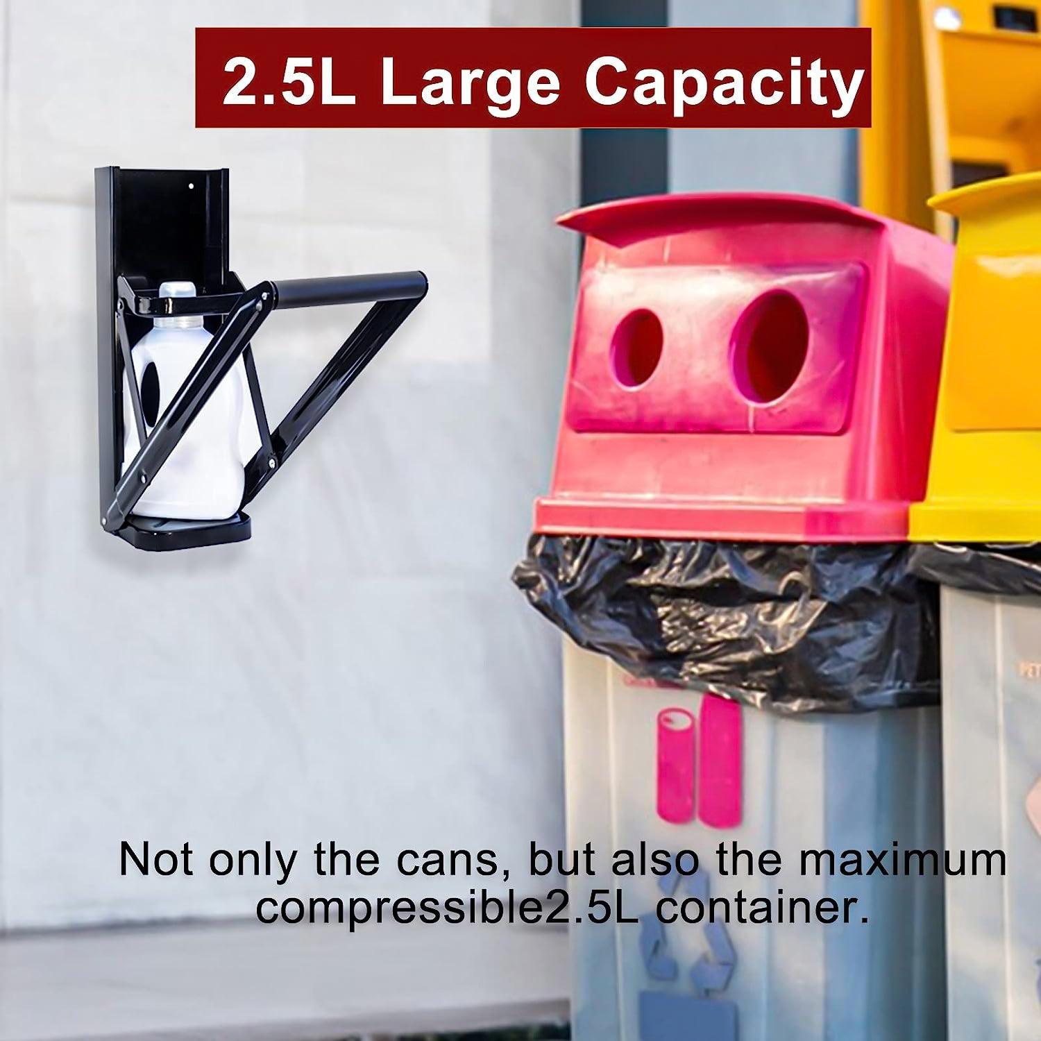 Best Can Crusher Uk - Large Beer Tin Can Crusher Wall Mounted Recycling Tool Bottle Opener Apparel & Accessories - Tophatter Daily Deals