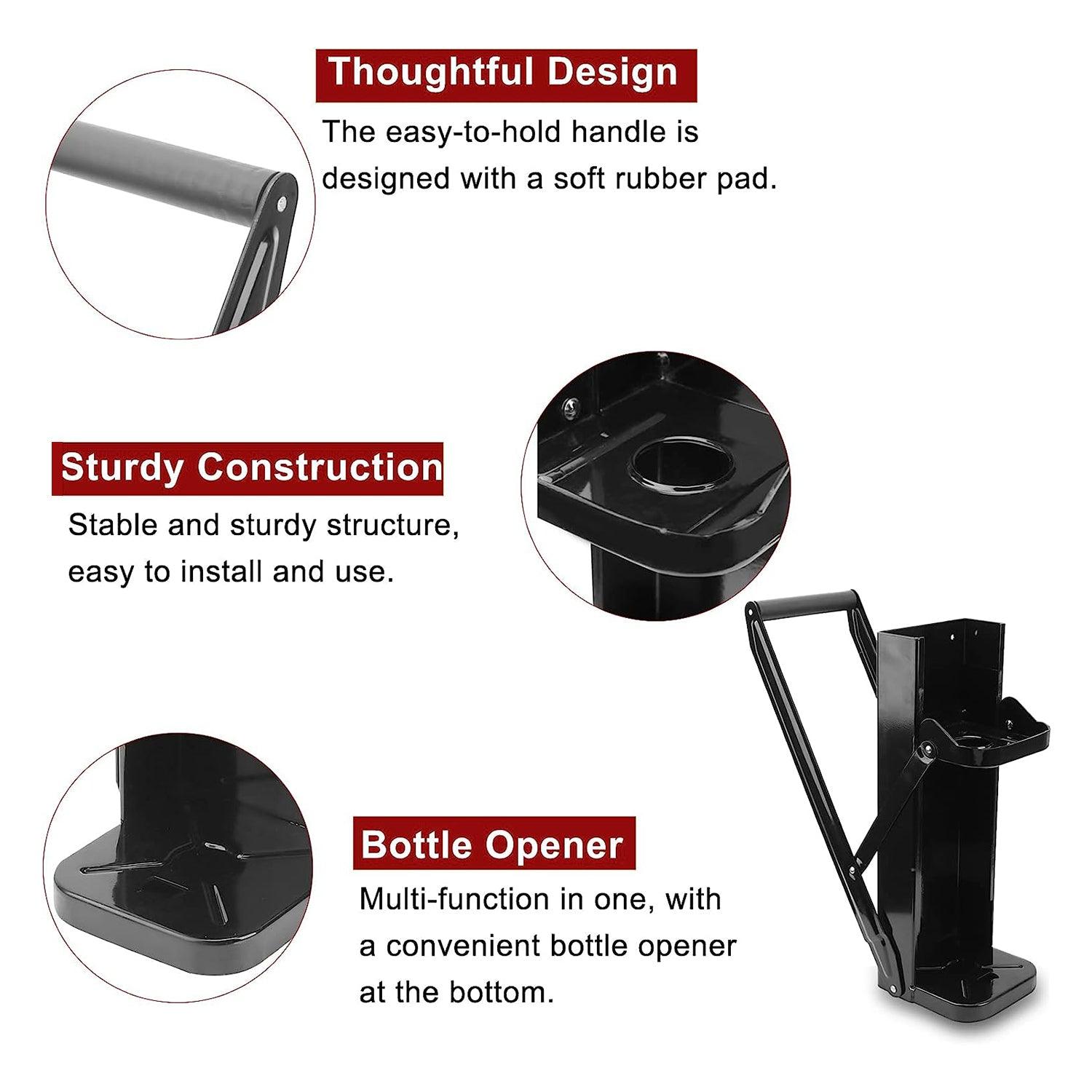 Best Can Crusher Uk - Large Beer Tin Can Crusher Wall Mounted Recycling Tool Bottle Opener Apparel & Accessories - Tophatter Daily Deals