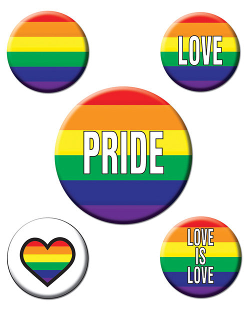 Rainbow Party Buttons Party Supplies - Tophatter Daily Deals