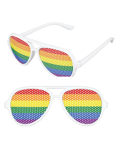 Rainbow Pinhole Glasses Party Supplies - Tophatter Daily Deals