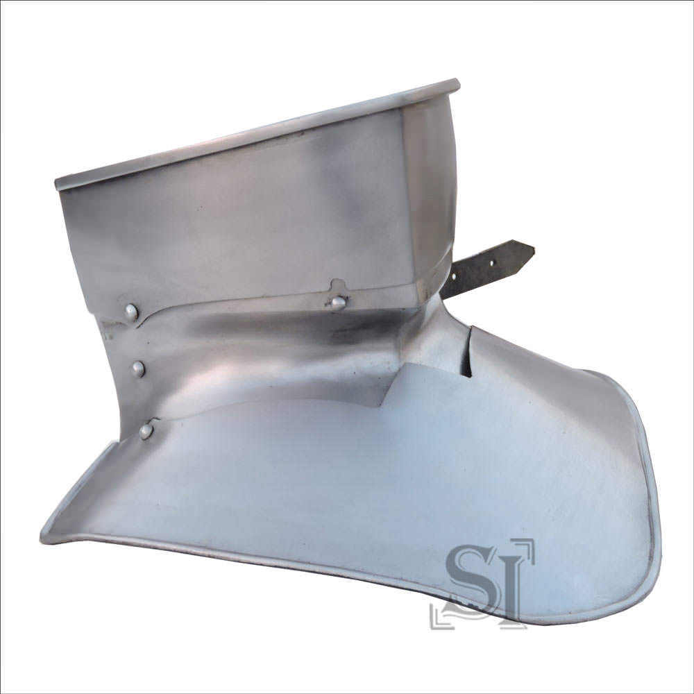 Steel Imperial Bevor Neck Plate Armour - Tophatter's Guns'N'Weapons Store - FREE SHIPPING Collectible Weapons - Tophatter Daily Deals