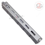 Jaguar Butterfly Knife HEAVY Taiwan Balisong - Champagne Serrated Knife-Balisong - Tophatter Daily Deals