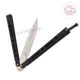 JUMBO 5 Hole Butterfly Knife Giant 10" Balisong - 6 colors Knife-Balisong - Tophatter Daily Deals