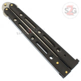 JUMBO 5 Hole Butterfly Knife Giant 10" Balisong - 6 colors Knife-Balisong - Tophatter Daily Deals