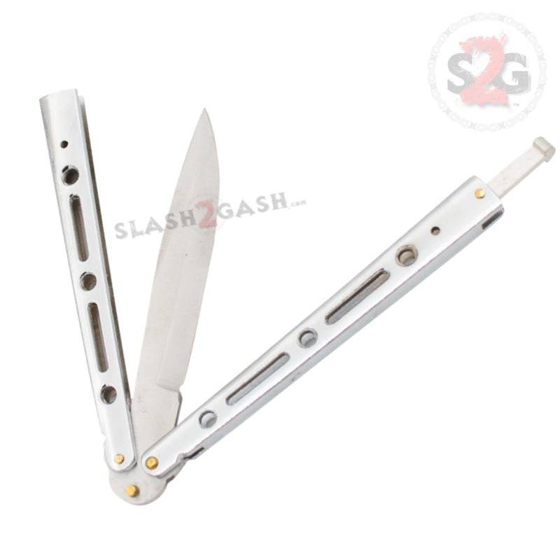 JUMBO 5 Hole Butterfly Knife Giant 10" Balisong - 6 colors Knife-Balisong - Tophatter Daily Deals