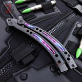 Black Galaxy 2pc Set CSGO Butterfly Knife + Elite Karambit SAVE $10 Knife-Balisong - Tophatter Daily Deals