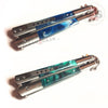 Marble Butterfly Knife Pearl Swirl Serrated Balisong - 5 colors Knife-Balisong - Tophatter Daily Deals