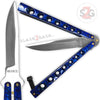 Heavy Duty Classic Butterfly Knife Thick 7 Hole Balisong - Asst. colors Knife-Balisong - Tophatter Daily Deals
