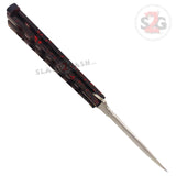 Heavy Duty Classic Butterfly Knife Thick 7 Hole Balisong - Red Knife-Balisong - Tophatter Daily Deals