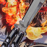 TheONE Butterfly Knife 440C Channel Balisong - Chrome 47 Mirror Knife-Balisong - Tophatter Daily Deals
