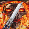 TheONE Butterfly Knife 440C Channel Balisong - Tanto Blue Holes Knife-Balisong - Tophatter Daily Deals