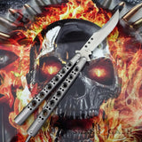TheONE Butterfly Knife 440C Channel Balisong - Tyrannosaur Knife-Balisong - Tophatter Daily Deals