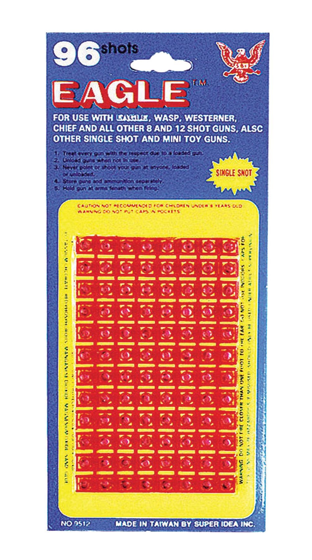 Single Shot Caps - 96 Per Card Costume Accessories - Tophatter Daily Deals