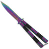 Spit Venom Stainless Steel Heavy Duty Butterfly Knife - TOPHATTER'S ARMORY DEALS Collectible Weapons - Tophatter Daily Deals