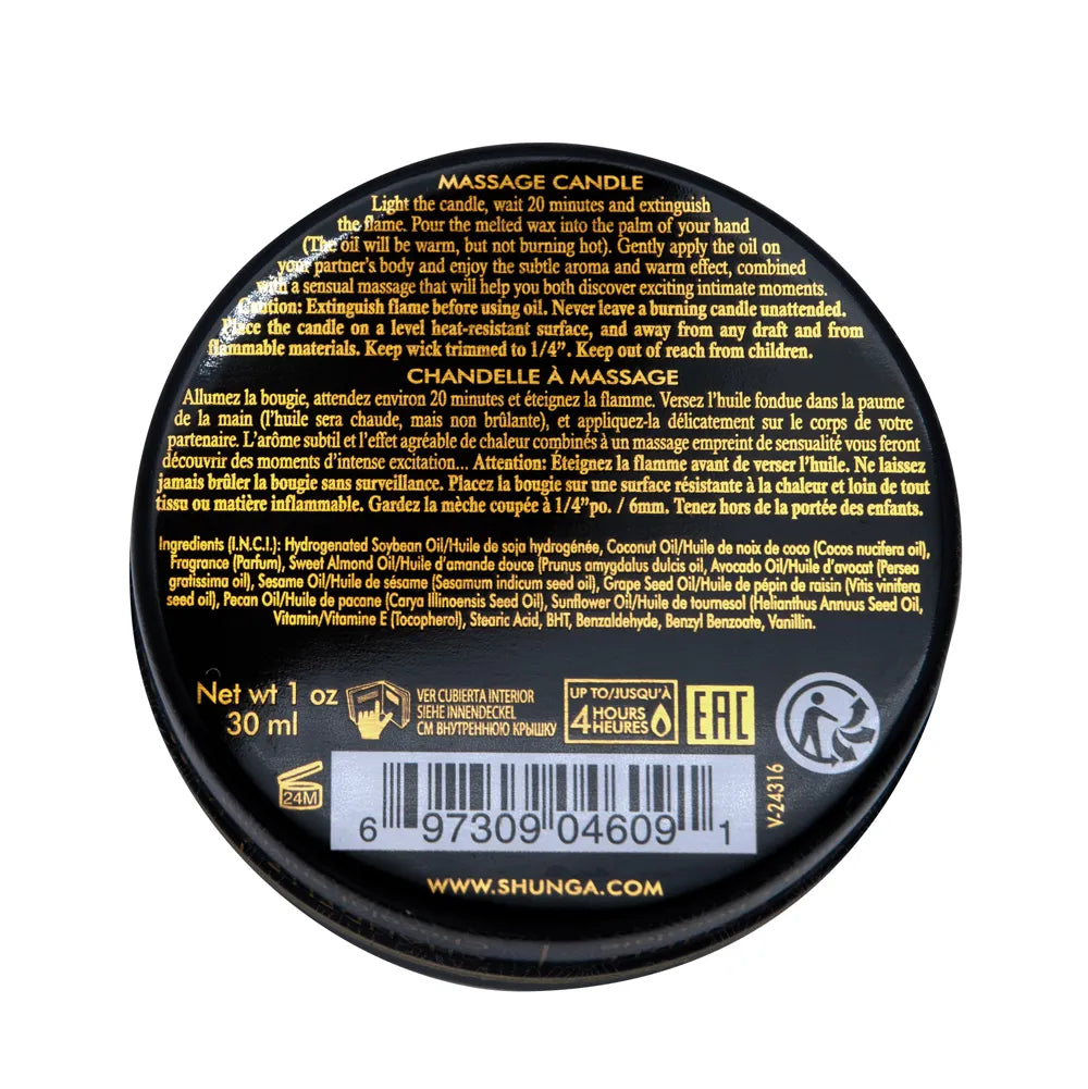 Mini Massage Candle – Soy-Based Intimate Massage Oil and Ambiance Candle > Candles > Massage - Tophatter Daily Deals