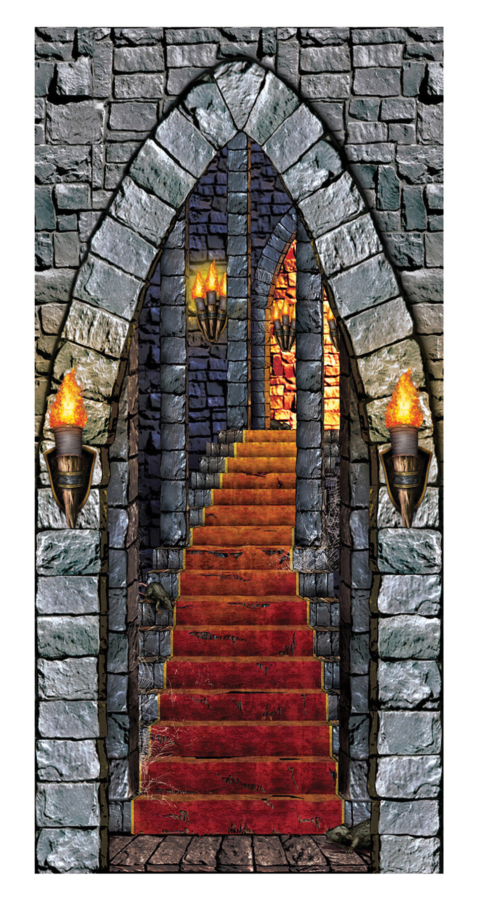 Castle Entrance Door Cover Halloween Door Decorations - Tophatter Daily Deals