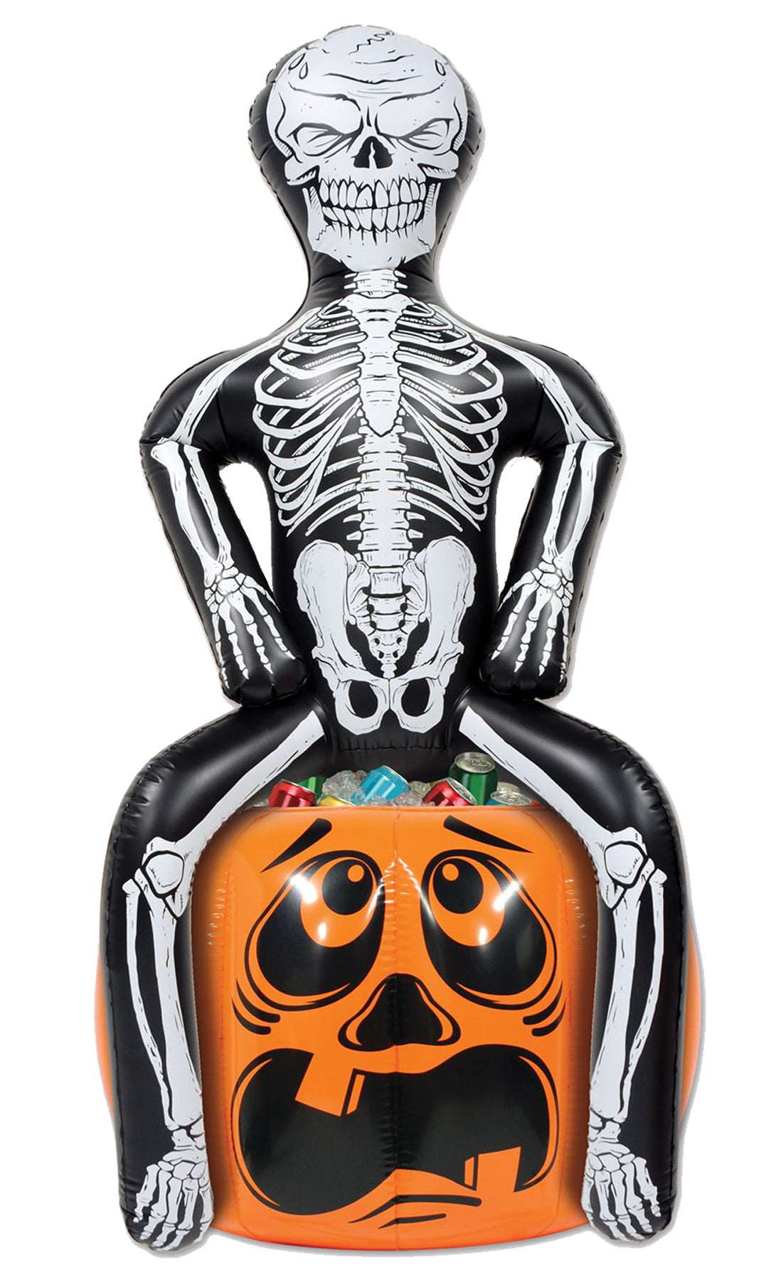 Inflatable Skeleton Cooler Halloween Inflatable Decorations - Tophatter Daily Deals