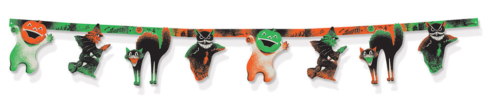 Vintage Halloween Streamer Halloween Party Banners - Tophatter Daily Deals