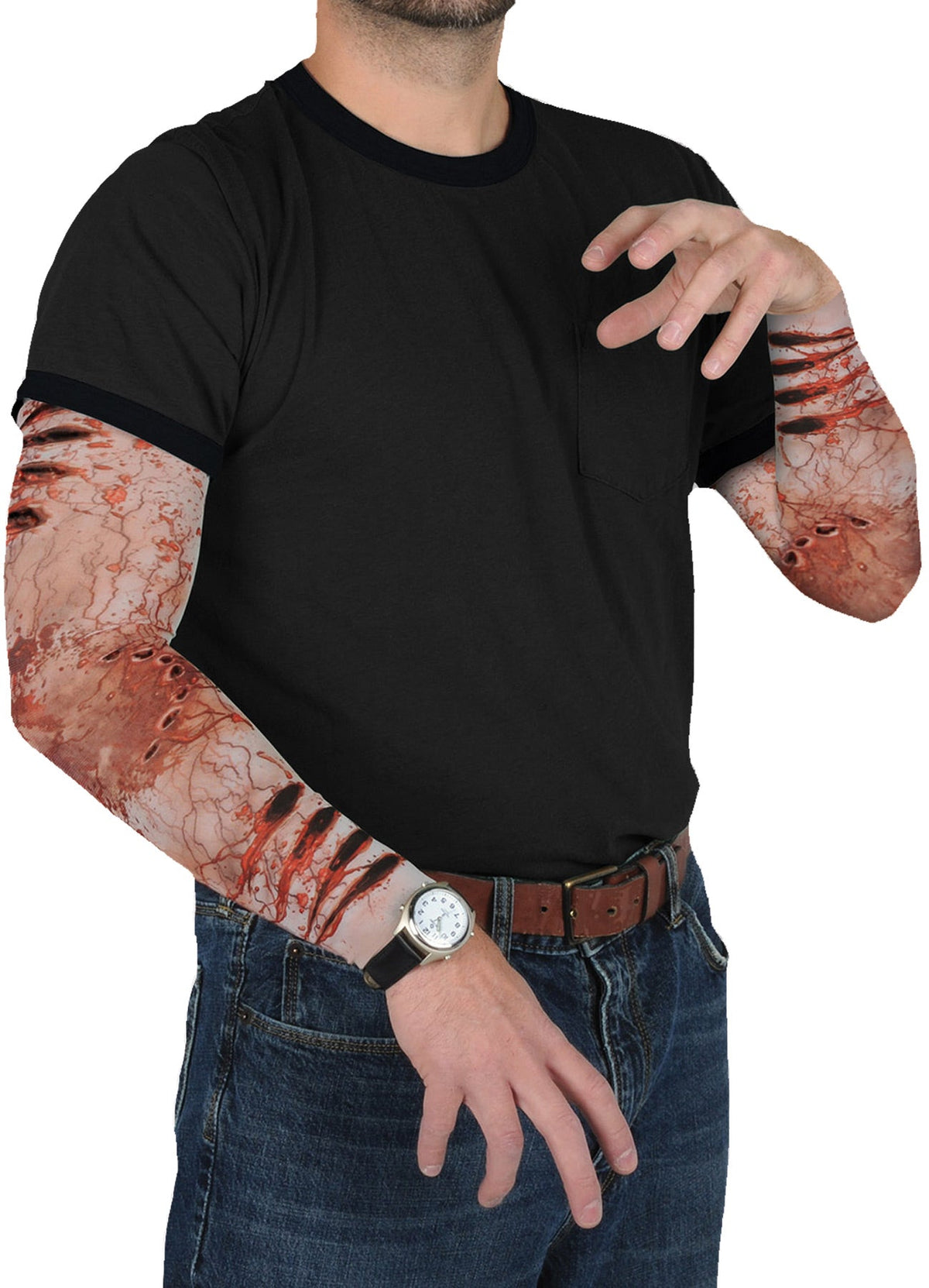 Zombie Bite Party Sleeves Zombie Halloween Costumes - Tophatter Daily Deals