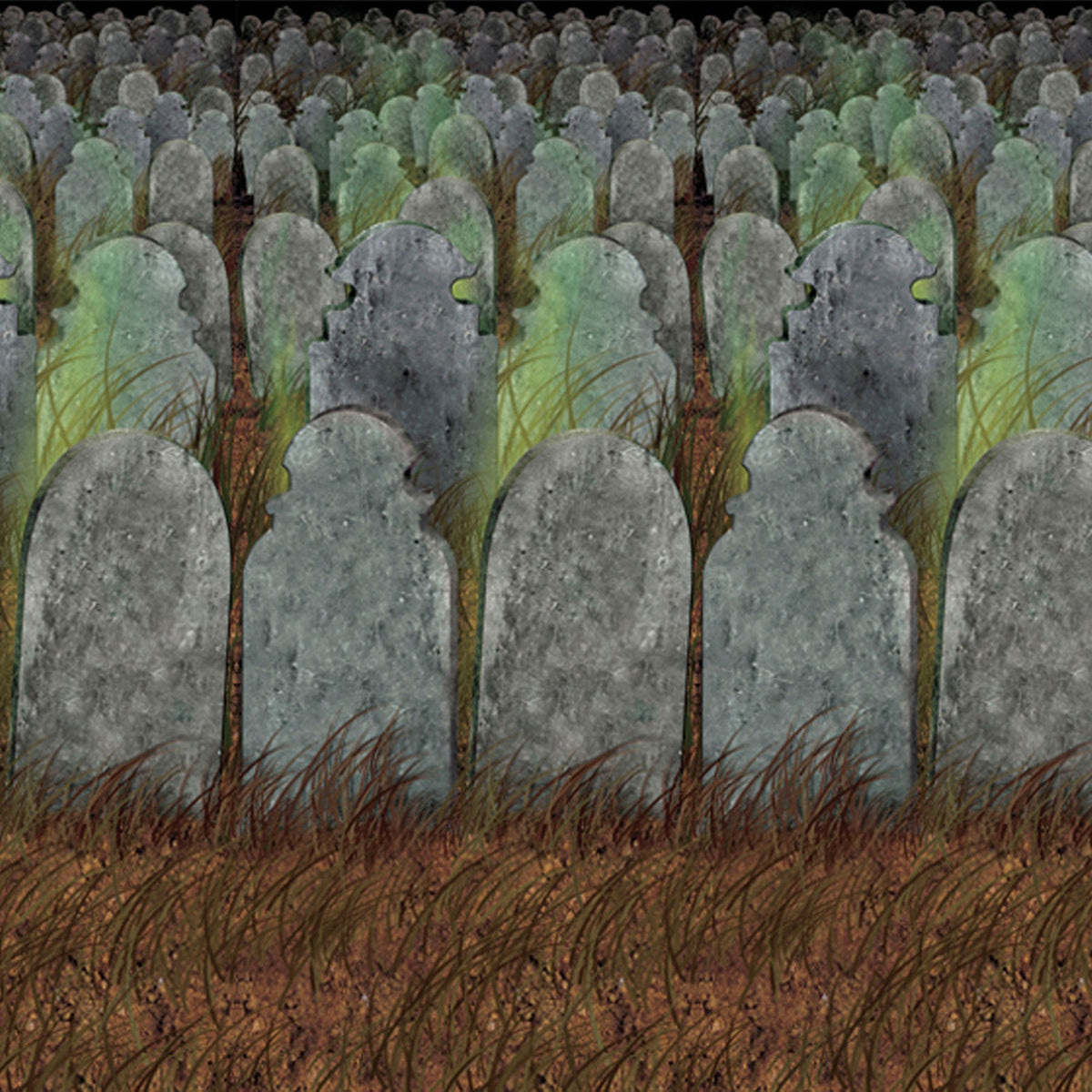 Graveyard Backdrop Halloween Graveyard Decorations - Tophatter Daily Deals