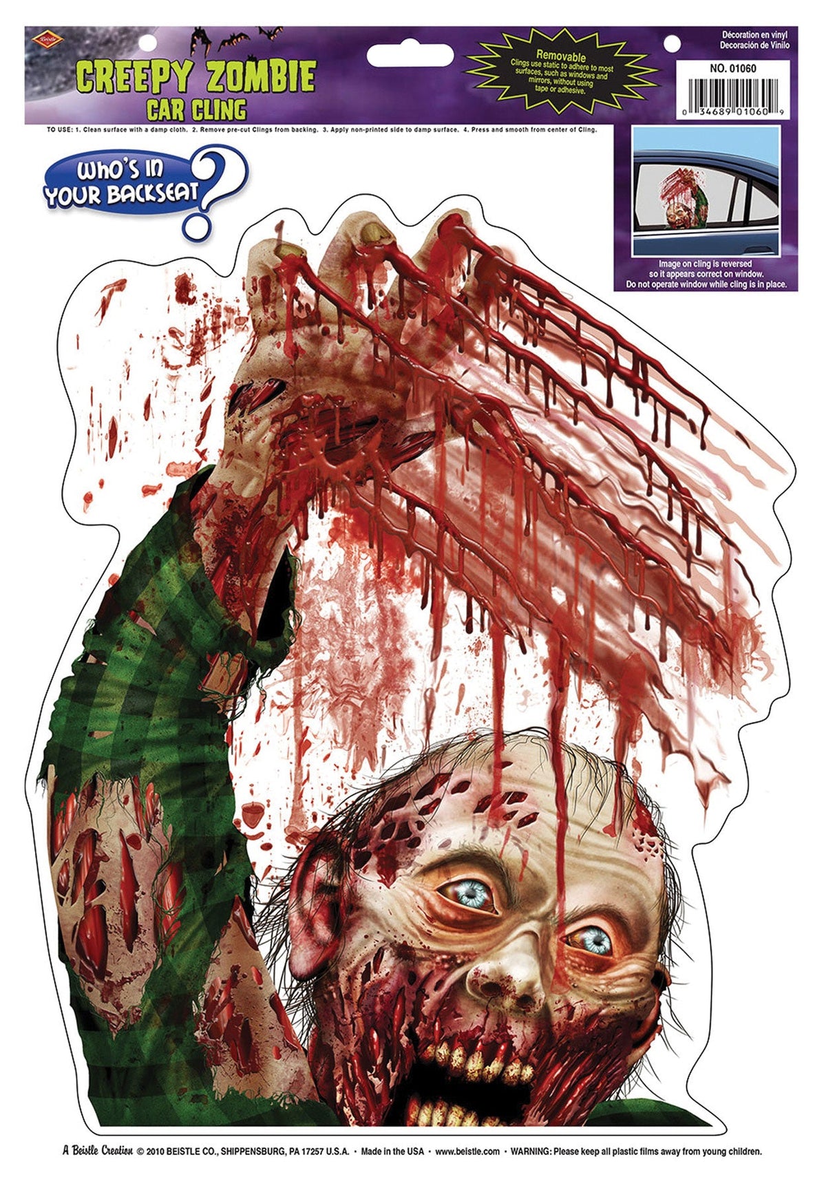 Zombie Car Cling Zombie Halloween Costumes - Tophatter Daily Deals