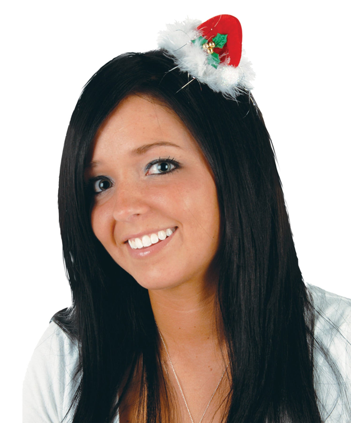 Santa Hat Hair Clip Christmas Decorations & Props - Tophatter Daily Deals