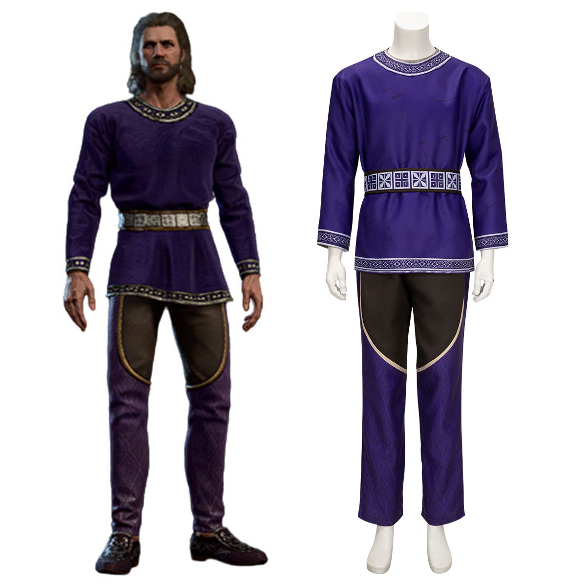 BG3 Baldur's Gate III GALE Austere Clothes Camp Clothing Cosplay Costume Costume - Tophatter Daily Deals
