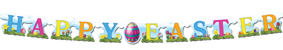 Happy Easter Streamer Halloween Party Banners - Tophatter Daily Deals