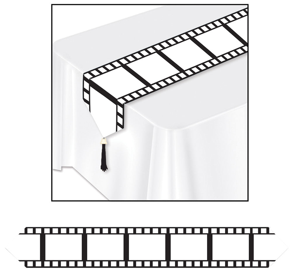 11" X 6' Filmstrip Table Runner Halloween Party Supplies - Tophatter Daily Deals