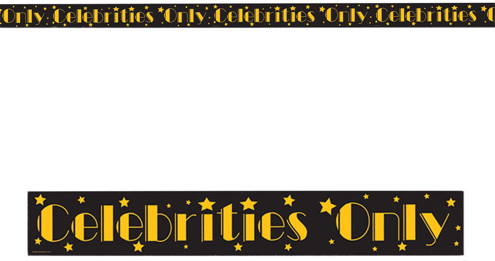Celebrities Only Party Tape Halloween Party Supplies - Tophatter Daily Deals