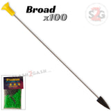 Avenger Blowgun Darts .40 Caliber - 6 Styles 10, 25, 100 pcs Broadhead 100 pack Blowgun Darts/Accessories - Tophatter Daily Deals