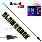 Blowgun Darts Glow In The Dark .40 Caliber - 5 Styles 25, 100 pcs Broadhead 25 pack Blowgun Darts/Accessories - Tophatter Daily Deals