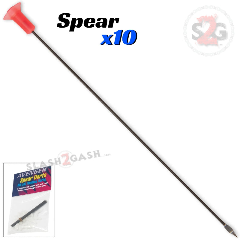 Avenger Blowgun Darts .40 Caliber - 6 Styles 10, 25, 100 pcs Spear 10 pack Blowgun Darts/Accessories - Tophatter Daily Deals