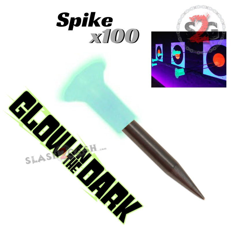 Blowgun Darts Glow In The Dark .40 Caliber - 5 Styles 25, 100 pcs Spike 100 pack Blowgun Darts/Accessories - Tophatter Daily Deals